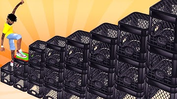 WORLD RECORD in Milk Crate Challenge!