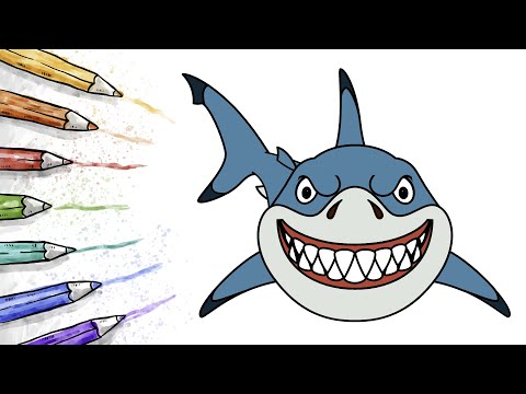 Wideo: Jak Narysować Rekina