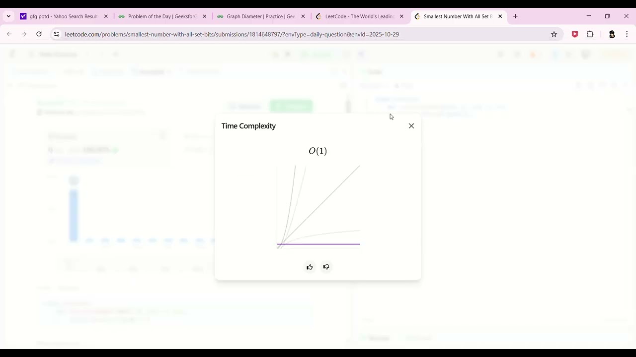 Smallest Number With All Set Bits   LeetCode   Google Chrome 2025 10 29 09 41 03