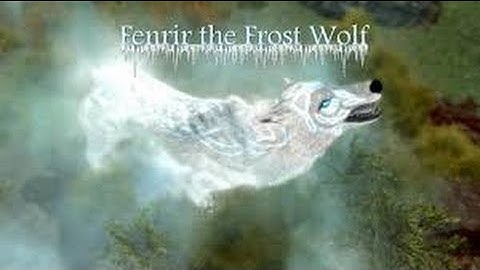 Skyrim Mod: Fenrir the wolf follower.