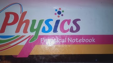 Physics practical copy complete solution| physics practical copy of class 10| Blended knowledge