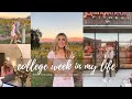 College Week In My Life Vlog | getting hair done, wine tasting, orange theory