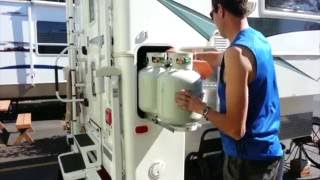 Refilling the Propane Tanks!