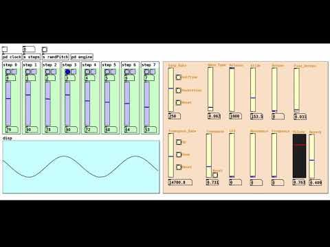Pure Data Sequencer Demo