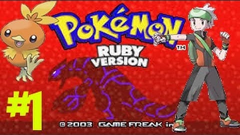 Pokemon ruby part 1 I choose you Torchic