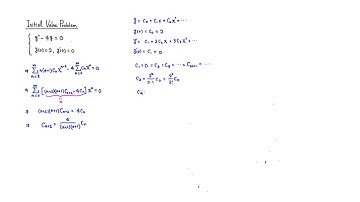 Initial Value Problem by Power Series Method