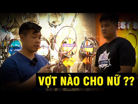 Video Những cây VỢT CẦU LÔNG cho NỮ MỚI CHƠI tại Shop cầu... - youtube