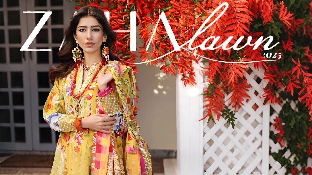 Zaha Lawn 2025 | Zaha Summer Lawn Unstitched Collection 2025 | Zaha Luxury Lawn Collection 2025