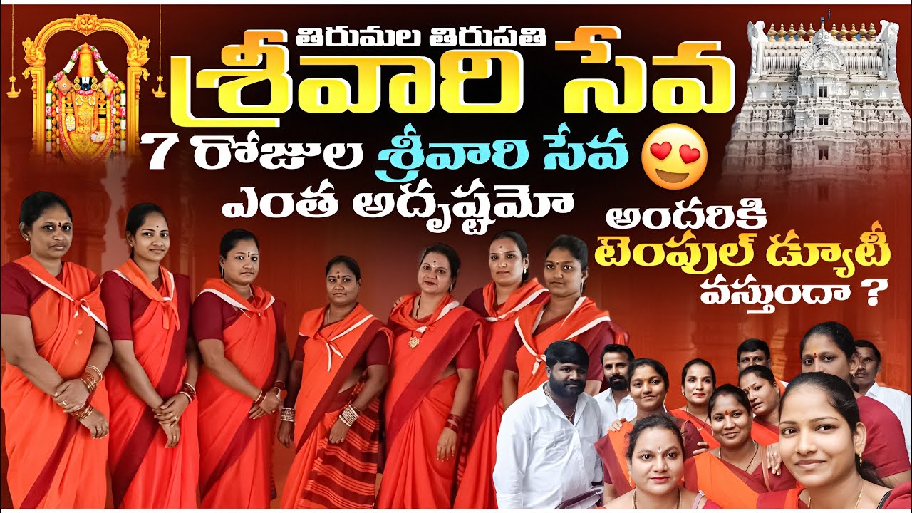 పూర్వజన్మ సుకృతం నిజంగా 🥹🥹తిరుమల శ్రీవారిసేవ గురించి పూర్తి వివరాలు 🙏