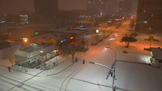 First Snow 2020 in Bellevue / Seattle, Washington (8K or 4K HDR) on January 12, 2020 | Part 1