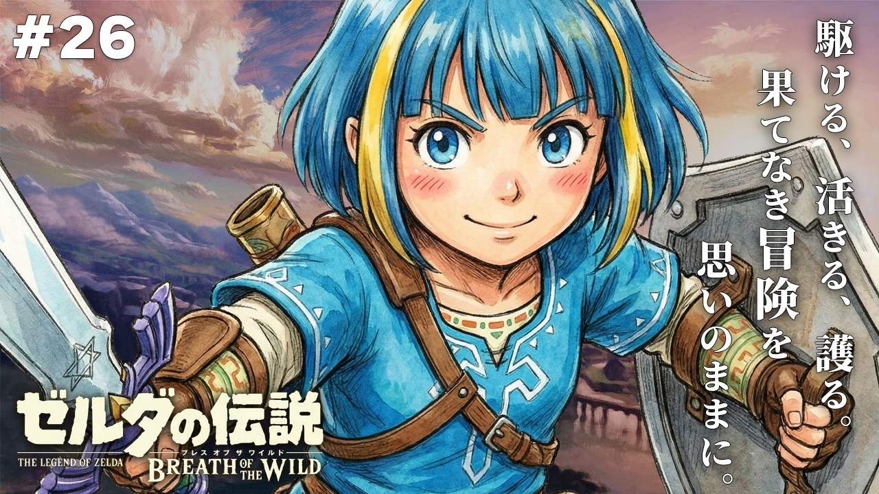 ゼルダの伝説 ブレスオブザワイルド BotW】完全初見！伝説の神ゲーを