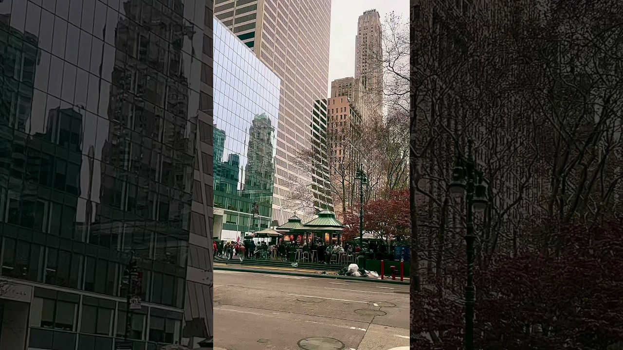 Bryant Park winter village and Ice Rink 