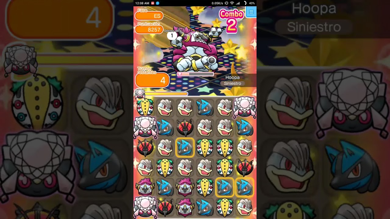 Pokémon Shuffle - Hoopa Unchained (Itemless).
