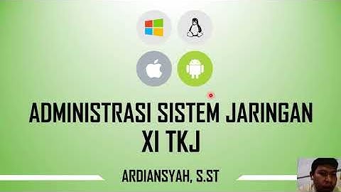 asj xi tkj   sistem operasi jaringan bagian 1