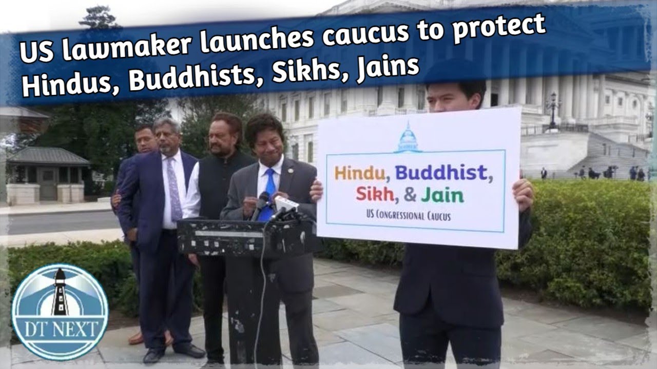 US lawmaker launches caucus to protect interests of Hindus, Buddhists, Sikhs, Jains - YouTube