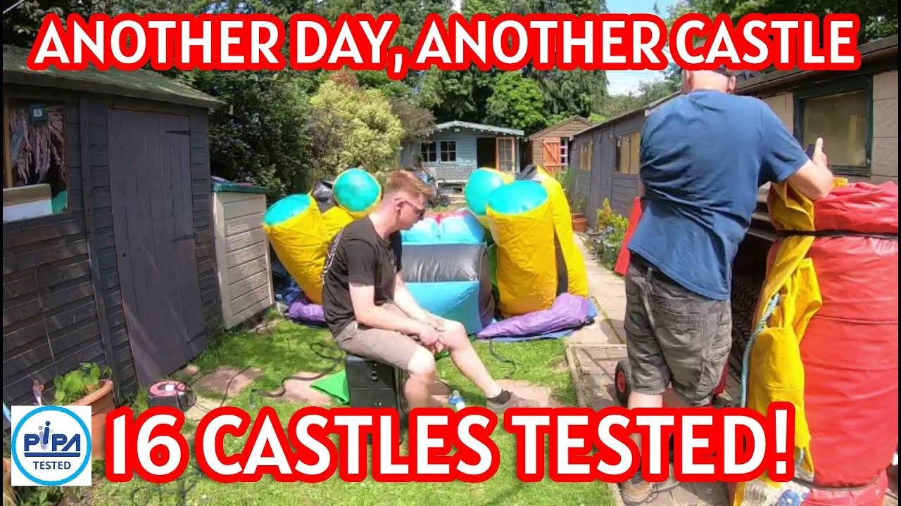 Ещё один день, ещё 16 надувных замков! - Видео о надувных замках