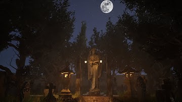 Unreal Engine 5 | 🌙Horror 🪦Graveyard Ritual Cinematic Render