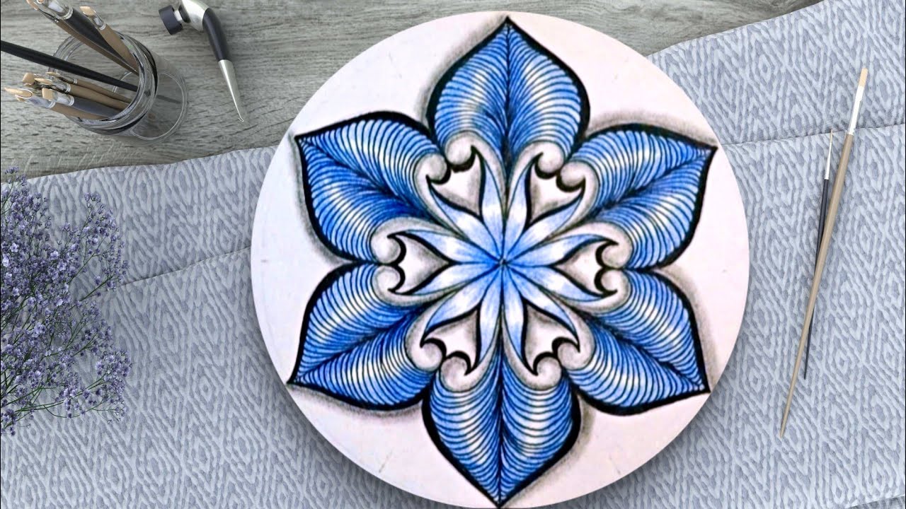 Узор 990|Зентангл-арт|Дудл-арт|Зентангл|Зендудл|Узор зентангл|Учебник по зентангл-арту