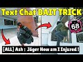 When * CHAMPION * Players Get Baited By Text Chat Trick | 400 IQ Iana Bait - Rainbow Six Siege