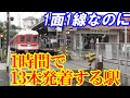 1面1線なのに1時間で13本発着する駅～神戸電鉄粟生線 鈴蘭台西口駅～