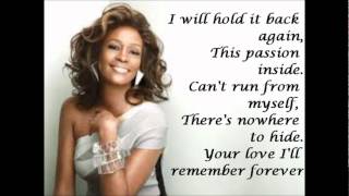 Whitney Huston - I HAVE NOTHING + LYRICS