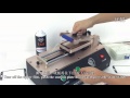 TBK 768 OCA Flme machine Use and change mold