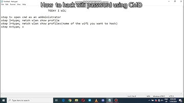 HACK WIFI IN CMD:HOW TO HACK/SHOW WIFI PASSWORD IN WINDOWS 10/8/7/XP IN ALL WINDOW