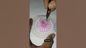 So satisfying spirograph drawing 😍😍. #shorts #ytshorts #shortsfeed #spirograph #art #draw