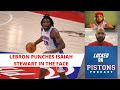 LeBron James Punches Isaiah Stewart In Detroit Pistons 121-116 Loss To The Los Angeles Lakers
