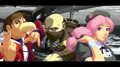 914: King of Fighters 2000 NEOGEO MVS \\ Kensou, Kim, Hinako, Eiji max lvl Arcade runs & 1cc!