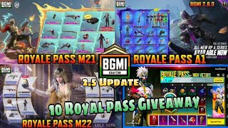 Bgmi Unban 😍 New Update | Bgmi New 2.6 Update | Bgmi New  Royal Pass Leaks | Royal Pass M21 & M22