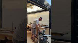 Modern TV Console Build Begins | Festool HKC 55 K #woodworking #festool  #furnituredesign