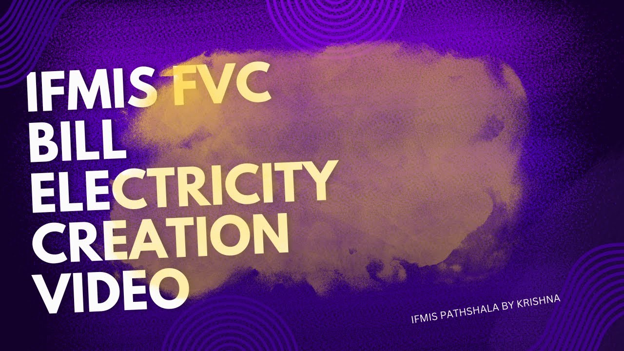 IFMIS FVC BILL ELECTRICITY YouTube Ifmis fvc bill electricity youtube