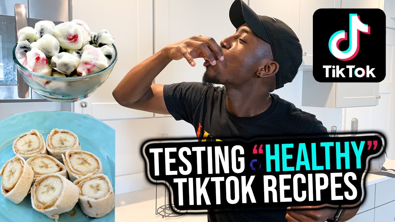 TRYING HEALTHY TIKTOK SNACKS YouTube