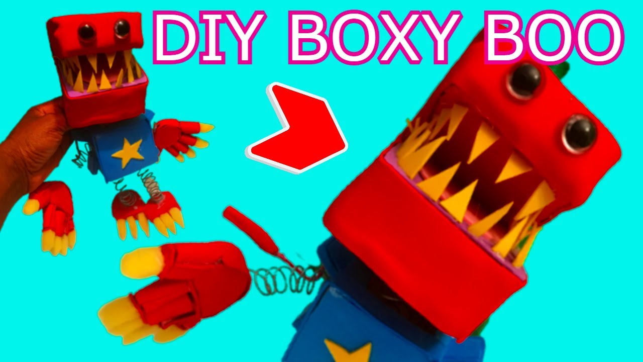 Boxy Boo  Play time, Poppies, Craft activities for kids