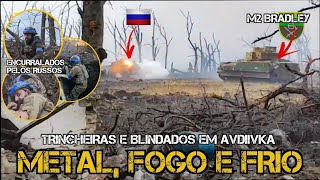 O metal, a neve e o fogo. Os combates de blinados e de trincheira em Avdiivka