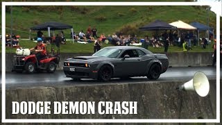 Dodge Demon Crashed