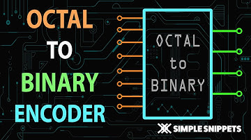 Octal to Binary Encoder Circuit with Truth Table & Circuit Diagram