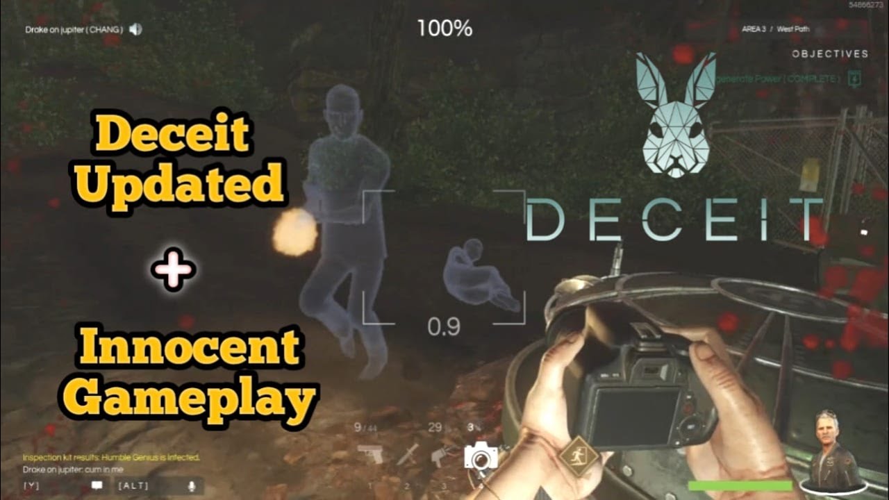 Innocent Gameplay | Deceit Updated 2020 | Best Horror Multiplayer game.....😱😨✌