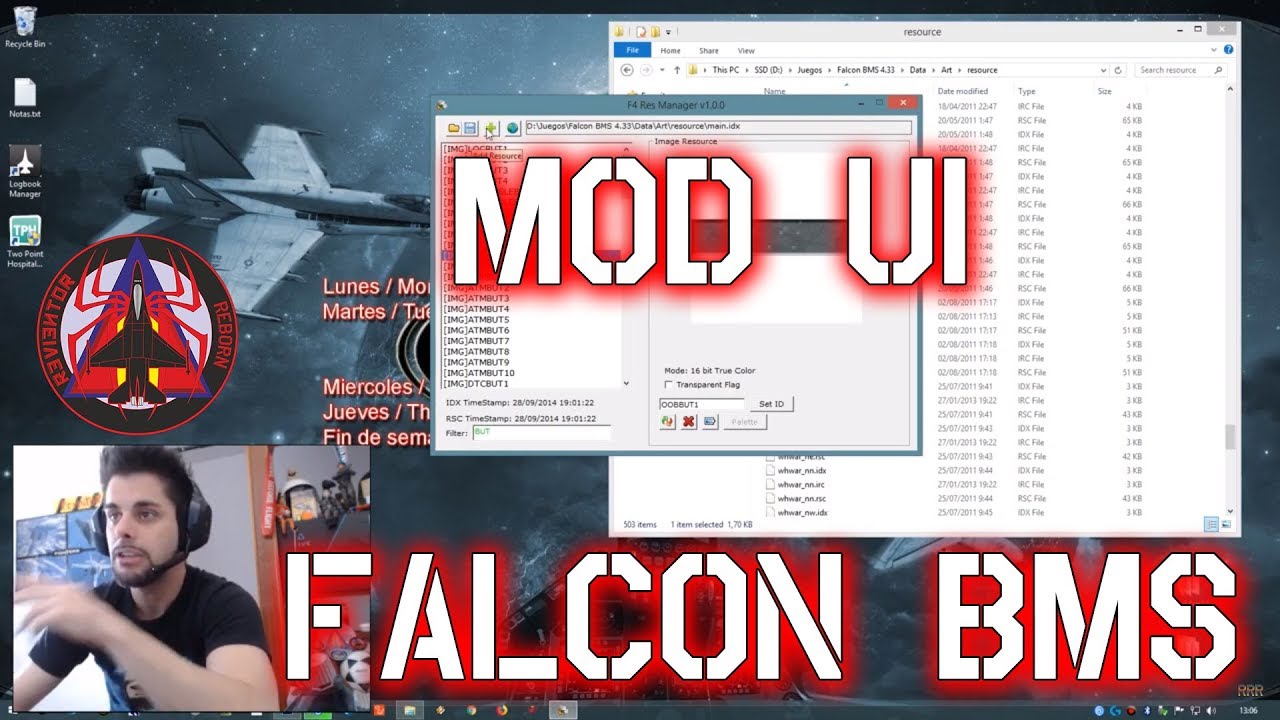 FALCON MODDING - USER INTERFACE RESOURCES ENGLISH - YouTube