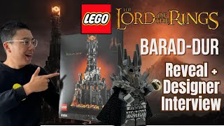 Hands-On With LEGO Lord of the Rings Barad Dur: REVEAL + Designer Interview!