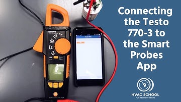 Connecting the Testo 770-3 to the Smart Probes App