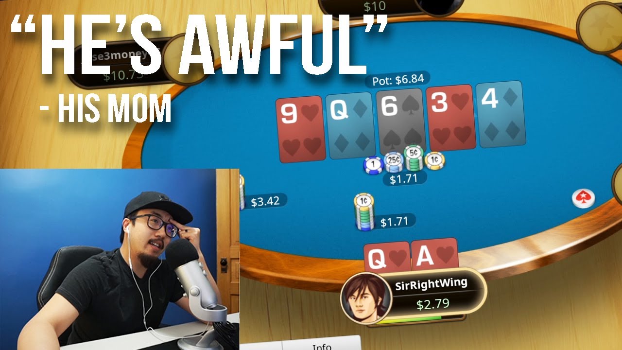 The WORST Online Poker Player Ever (Poker Online Real Money) YouTube