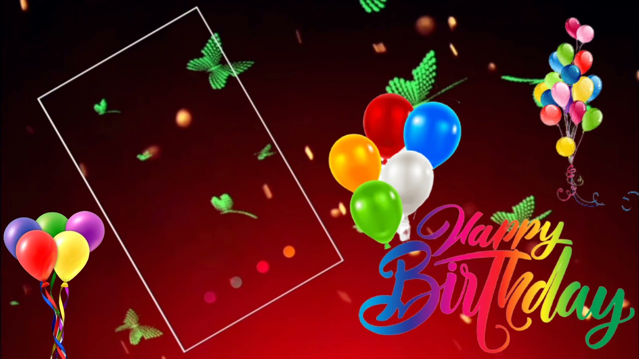 Birthday trending blackscreen template effects video | Birthday banner