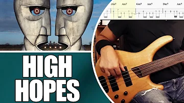 High Hopes - Pink Floyd | Bass cover with tabs #100
