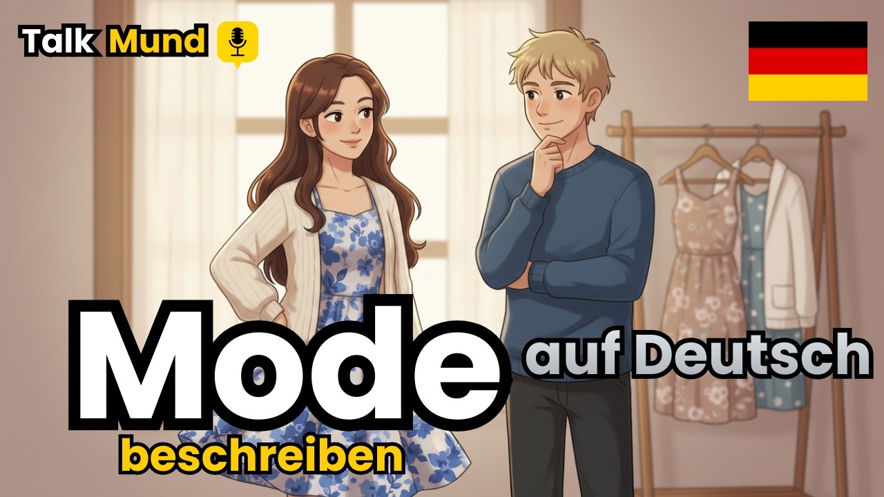 How to Describe Fashion in German | Easy German Conversation Practice