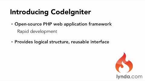 What is CodeIgniter and why should I use it - Part04
