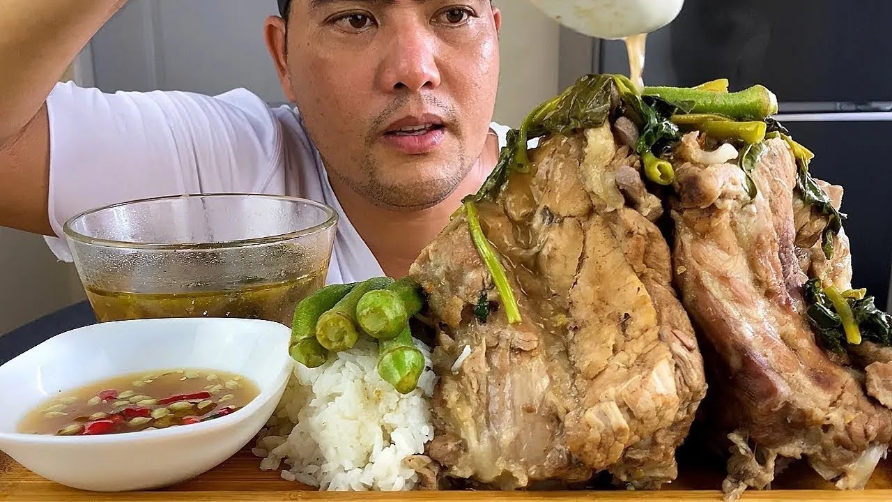 SINIGANG NA BUTO-BUTO | FILIPINO FOOD | MUKBANG PHILIPPINES