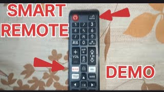 Smart remote demo!! Samsung smart remote demo step by step! How to use all the buttons on the rem...