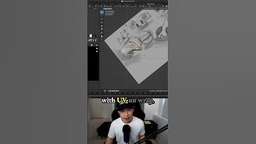 Texture Paint After UV Unwrapping - making a 3d game character in Blender - 3.5: Raz the Rabbit